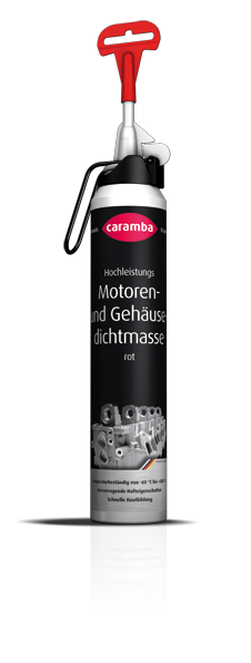Caramba Hochleistungs Motoren- und Gehäusedichtmasse rot