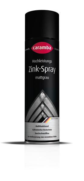 Caramba Hochleistungs Zink-Spray mattgrau